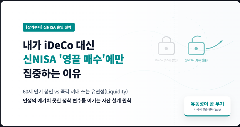 내가 iDeCo 대신 신NISA '영끌 매수'에만 집중하는 이유